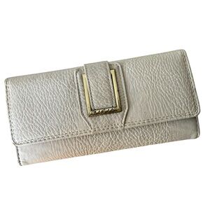 CLUB ROCHELIER Light Grey Trifold Wallet